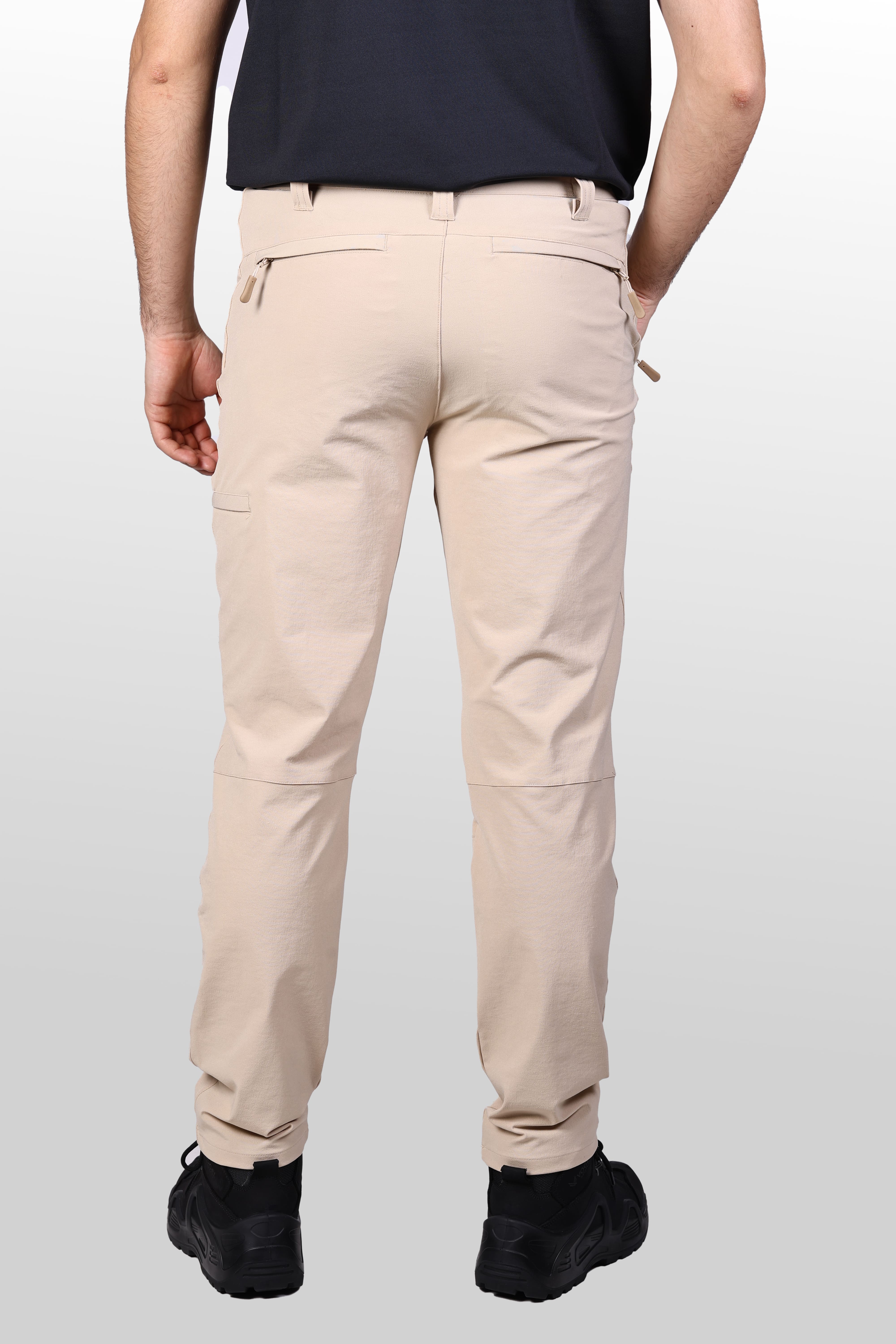 Outdoor Trekking Taktikal Likralı Bej Renk Pantolon 6
