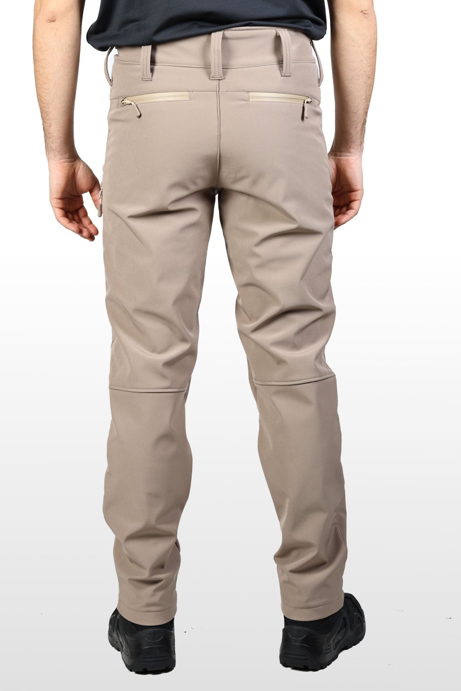 Softshell Su ve Rüzgar Geçirmez Pantolon Bej 2