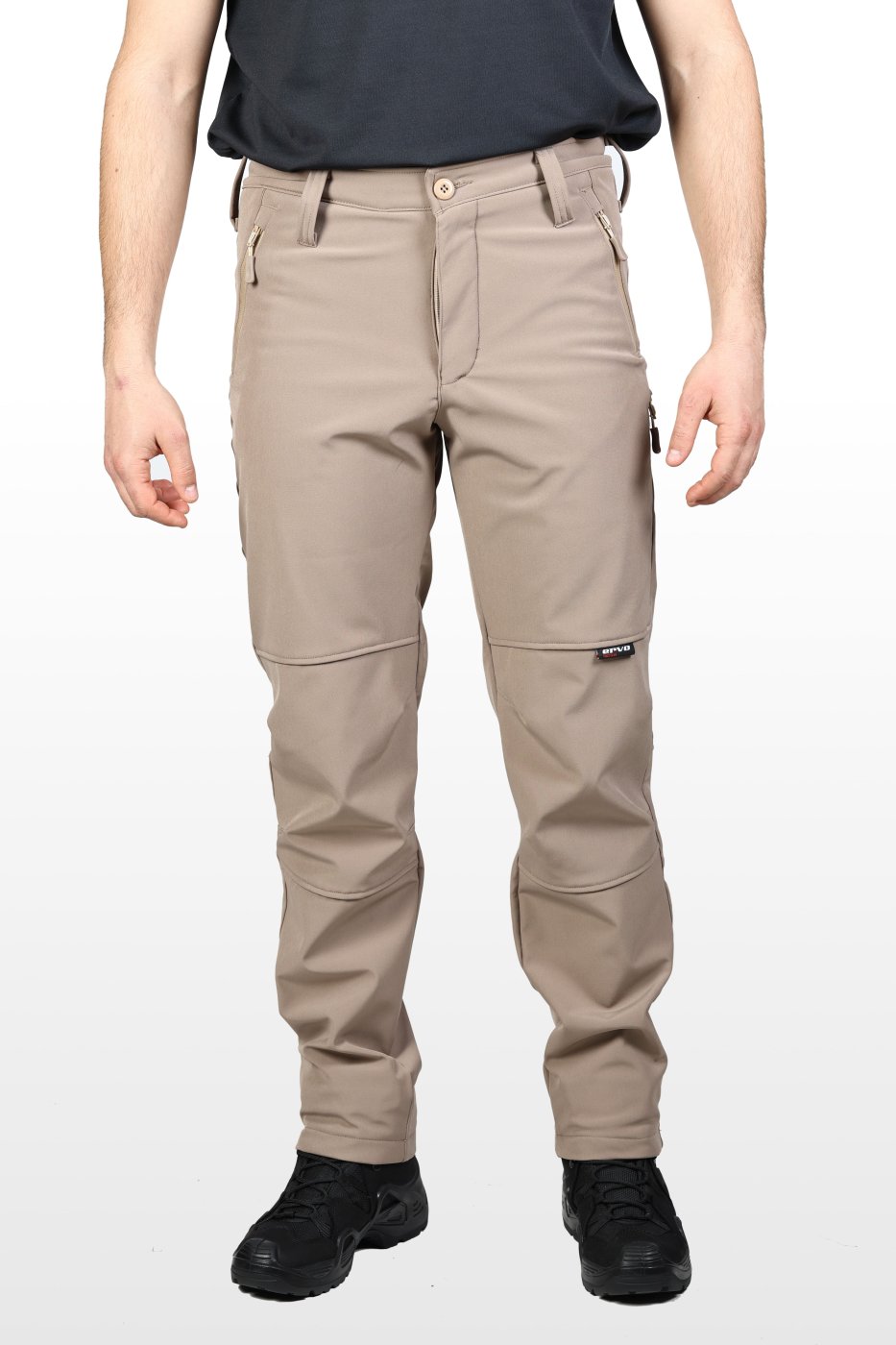 Softshell Su ve Rüzgar Geçirmez Pantolon Bej 3