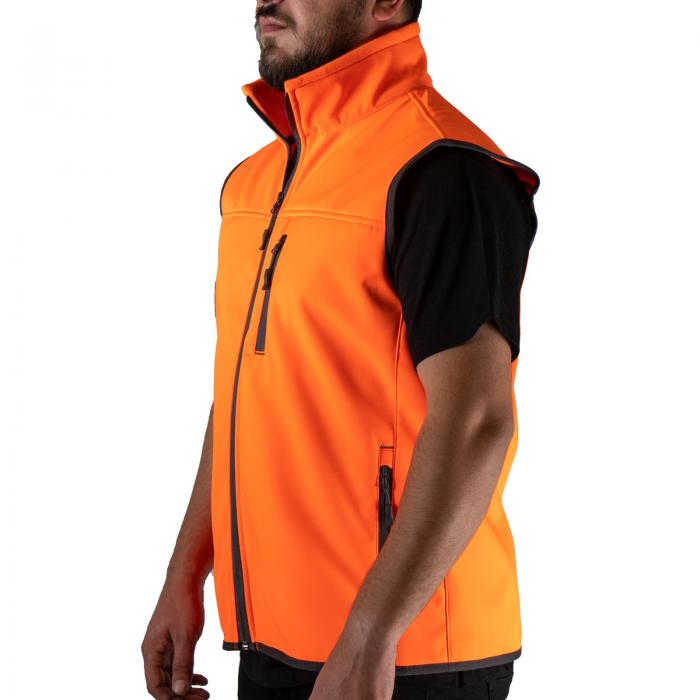 Turuncu 3 Cepli Softshell Yelek